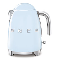 Elektriskā tējkanna Smeg KLF03PBEU, 2400W, 1.7L, nerūsējoša tērauda, zila