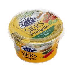 Svaigais siers Smiltene, tomātu un bazilika, 200 g