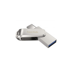 Atmiņa USB flash SanDisk Dual Drive Luxe 64GB, USB 3.1., sudraba
