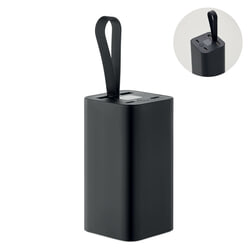 Ārējās uzlādes baterija, 20000 mAh, 60W, melna