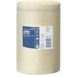 Papīra dvieļi Tork Basic, M1, 1 slānis, 115 m, dzeltens, 11 ruļļi/iep.