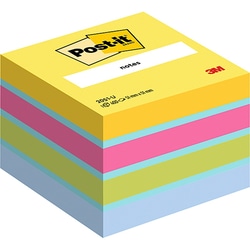 Līmlapiņas 51x51mm, neona asorti, 400lp., Post-it Ultra