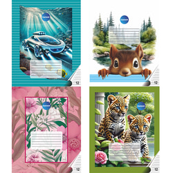 Burtnīca līniju, 12 lapas, Centrum