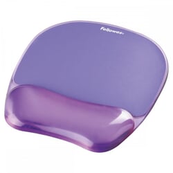 Peles paliktnis Fellowes Crystals™, 202x230x14mm, gēla, violets