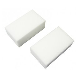 Melamīna sūklis, 10x6x3 cm, balts, 1 gab.