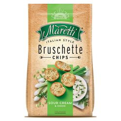 Sausmaizītes ar skāba krējuma un sīpolu garšu, Maretti, 70g