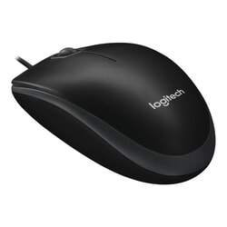 Datorpele Logitech B100, ar vadu, melna
