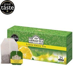Tēja Ahmad, zaļā, Lemon green, tēja, 25 gab.