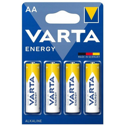 Baterijas Varta Energy Alkaline, AA, 4gab./iep.