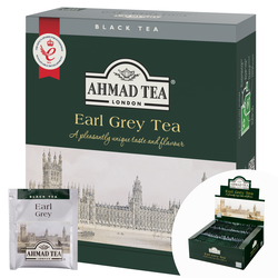 Tēja Ahmad, melnā, Alu Earl Grey, follija konvertos, 100 gab