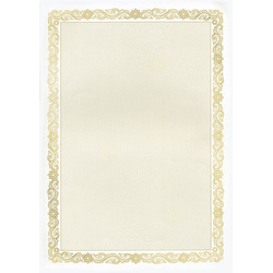 Diploms, zelta, A4, 190g/m2, 20 loksnes