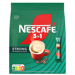 Kafija, šķīstošā, Nescafe Strong 3in1, 16g x 10gab