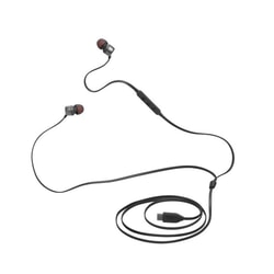 Austiņas ar mikrofonu JBL Tune 310C, ar vadu, USB-C, melnas