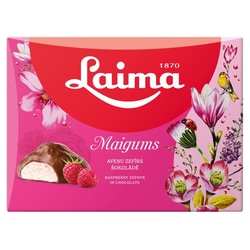 Zefīrs šokolādē Maigums, aveņu,  Laima, 185g