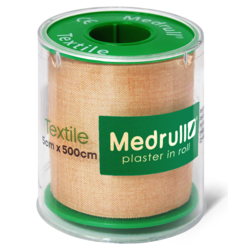 Plāksteris, Medrull Textile, 5cm x 500cm