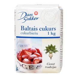 Cukurs, baltais, Dansukker, 1 kg