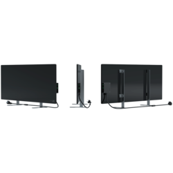 Infrasarkanais sildītājs AENO Premium Eco LED Smart AGH0004S, 700W, melns