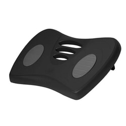 Kāju paliktnis Unilux Chrysalis, regulējams, melns