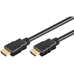 Video kabelis Goobay HDMI - HDMI 2.1, ar Ethernet, 2m, melns