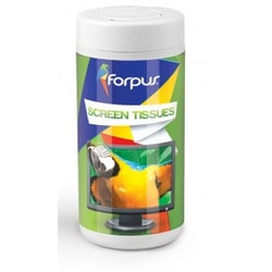 Tīrīšanas salvetes ekrāniem Forpus, 50 gab./iep.