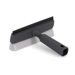 Logu tīrītājs ar sūkli, bez kāta 20cm, melns, York