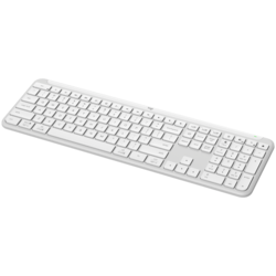 Klaviatūra Logitech Signature Slim K950, ENG, bezvadu, balta