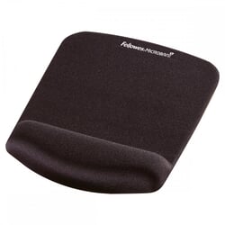 Peles paliktnis Fellowes PlushTouch™, 200x245x20mm, putu, melns