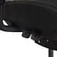 Biroja krēsls GLORY HD, ar jostas balstu, auduma tonis melns, melna pamatne (3)