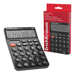 Galda kalkulators Erich Krause DC-2792-12 Classic, melns