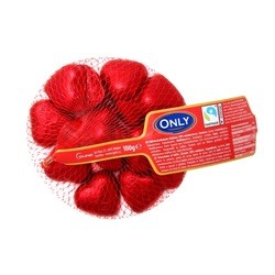 Konfektes, šokolādes sirsniņas, 84g