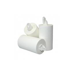 Papīra dvieļi Roi's Basic, M1, 1 slānis, 100m, pelēka, 12 ruļļi/iep.