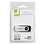 Atmiņa USB flash Q-Connect 64GB, USB 2.0, melna (1)