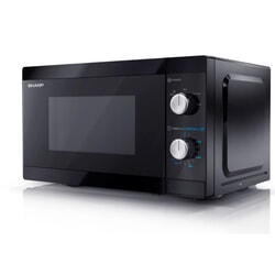 Mikroviļņu krāsns Sharp YC-MS01E-B, 20L, 800W, melna