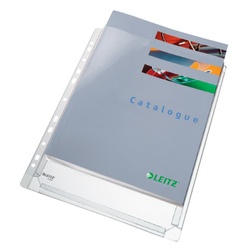 Kabata dokumentiem, A4, matēta, 170 mikr., caurspīdīga, līdz 200 lp., Leitz, 5gab.