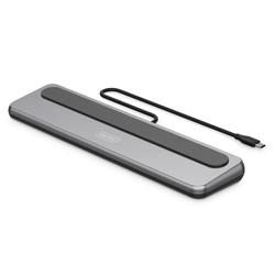 Dokstacija Digitus DA-70919 USB-C, 12 porti, 35 cm, melna