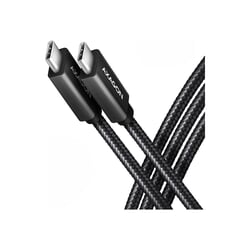 USB kabelis Axagon USB-C - USB-C, 3.2 Gen 2x2, PD 100W, 4K60Hz, 2m, melns