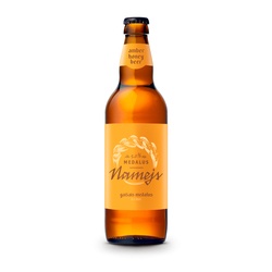 Alus Valmiermuižas, gaišais medalus, Namejs, 5%, stikla pudelē, 500ml