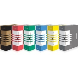 Arhīva kārba A4/120mm, zila/balta, Donau