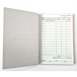 Kases grāmata, paškopējoša, A5, 31x2 veidl., ABC Jums