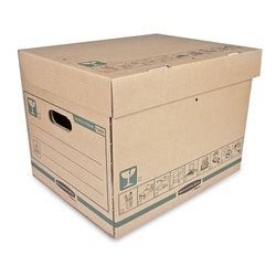 Arhīva kārba ar vāku A4, 325x300x390 mm brūna, Fellowes Extra Strong