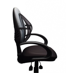 Muguras balsts Q-Connect, sietveida, melns