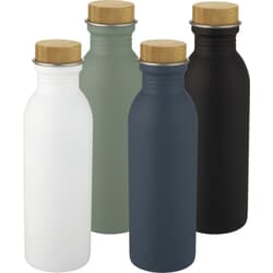 Ūdens pudele, nerūsējošā tērauda, 650ml, zaļa