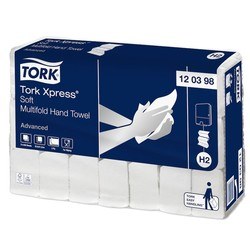 Papīra dvieļi – salvetes Tork Advanced, Z-fold, H2, 2 slāņi, 180 loksnes, 21 pac./iep.