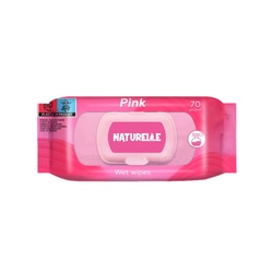 Mitrās salvetes, aromatizētas, Naturelle Pink, 70gab.