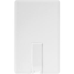 Atmiņa USB Flash 4GB, kartes formas, balta