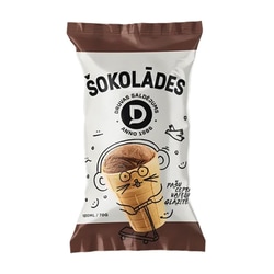 Saldējums Druva, šokolādes, vafeļu glāzītē, 70g