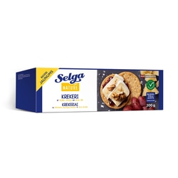 Krekeri ar klijām, olīveļļu un jūras sāli, Selga Nature, 200g