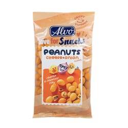 Zemesrieksti kraukšķīgā apvalkā, ar sieru un sīpoliem, Alvo, 130g