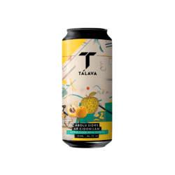 Sidrs Tālavas, ābolu ar cidonijām, salds, skārdenē, 5%, 440ml