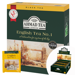 Tēja Ahmad, melnā, Alu English Tea N1, follija konvertos, 100 gab